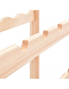 Portavini da 20 Bottiglie in Legno di Pino