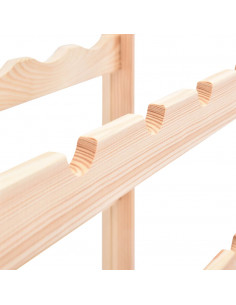 Portavini da 56 Bottiglie in Legno di Pino