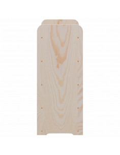 Portavini Pannello Superiore 67,5x25x60 cm Legno Massello Pino