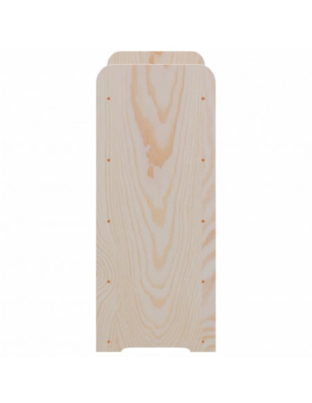 Portavini Pannello Superiore 67,5x25x60 cm Legno Massello Pino