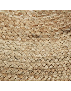 Pouf Lavorato a Mano 40x45 cm in Juta