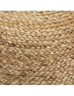Pouf Lavorato a Mano 45x30 cm in Juta