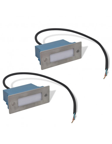 Lampade da Incasso a LED 2 pz per Scale 44x111x56 mm