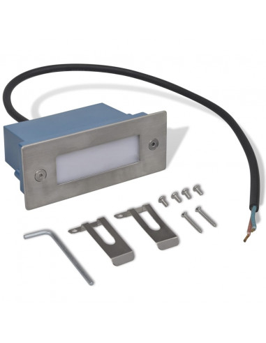 Lampade da Incasso a LED 2 pz per Scale 44x111x56 mm