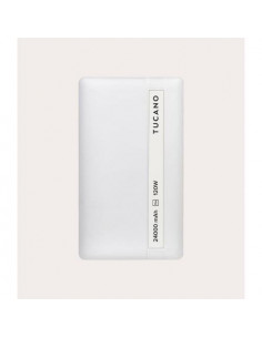 POWER BANK TUCANO PER NOTEBOOK 24000MAH 120W, BIANCO, 3 porte di uscita, DISPLAY LED - MA-PBLA24120-W