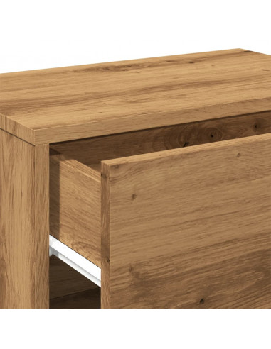 Comodino a Muro Rovere Artigianale