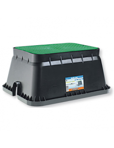 Pozzetto impianto irrigazione Claber 90510 RAINJET Grande con coperchi