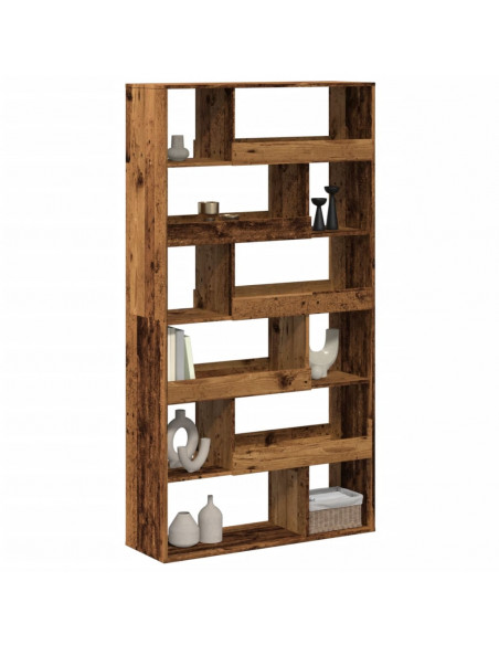 Divisorio Stanza Legno Antico 100x33x187,5 cm in Truciolato