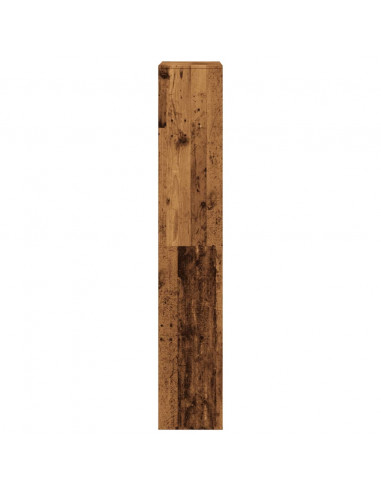 Divisorio Stanza Legno Antico 100x33x187,5 cm in Truciolato