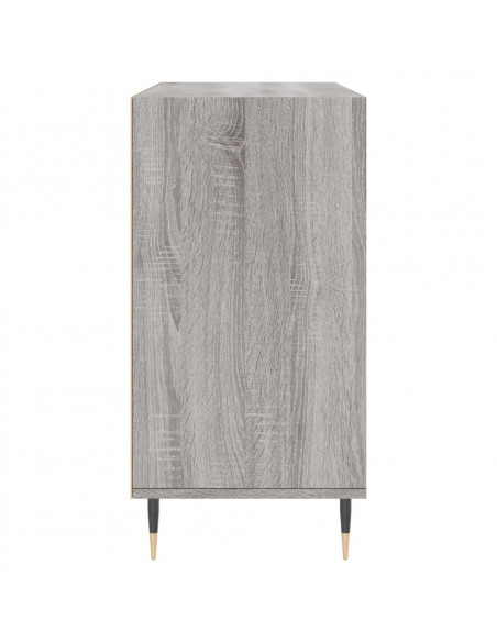 Credenza Grigio Sonoma 103,5x35x70 cm in Legno Ingegnerizzato