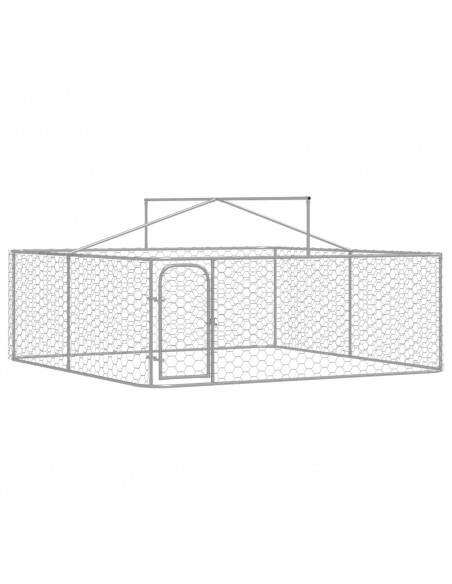 Gabbia per Cani da Esterno con Tetto 300x300x150 cm