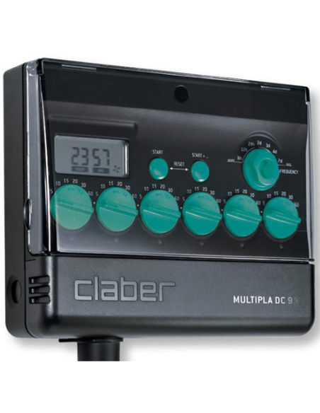 Programmatore irrigazione Claber 8060 RAINJET Multipla 9V