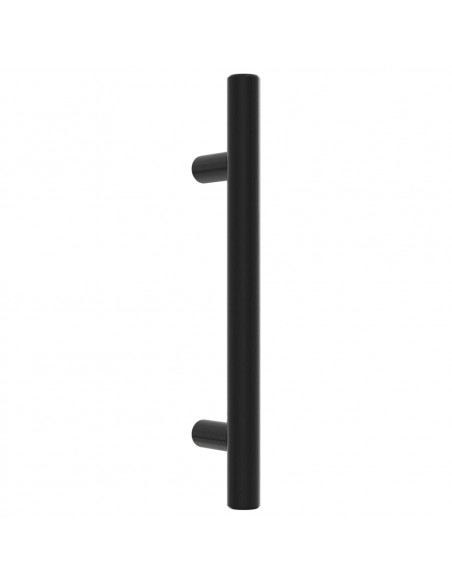 Maniglie per Mobili 10pz Nere 96mm in Acciaio Inox