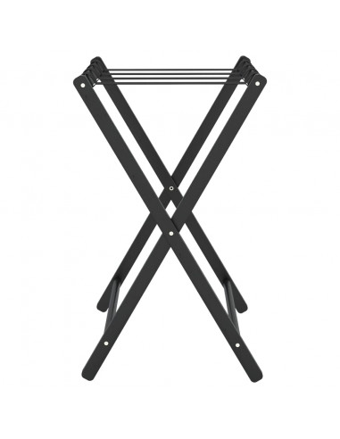 Portabagagli Nero 68,5x38x58 cm in Bambù