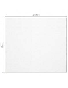 Protezione Tavolo Trasparente 100x90 cm 1,6 mm PVC