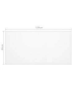 Protezione Tavolo Trasparente 120x60 cm 1,6 mm PVC