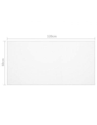 Protezione Tavolo Trasparente 120x60 cm 1,6 mm PVC