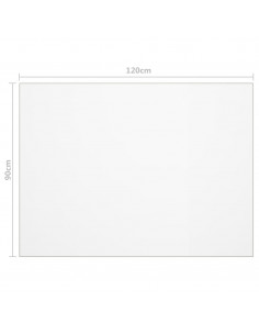 Protezione Tavolo Trasparente 120x90 cm 1,6 mm PVC