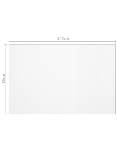 Protezione Tavolo Trasparente 140x90 cm 1,6 mm PVC