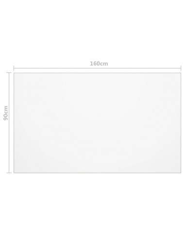Protezione Tavolo Trasparente 160x90 cm 1,6 mm PVC