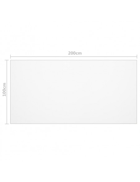 Protezione Tavolo Trasparente 200x100 cm 1,6 mm PVC