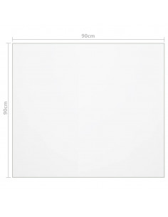 Protezione Tavolo Trasparente 90x90 cm 1,6 mm PVC