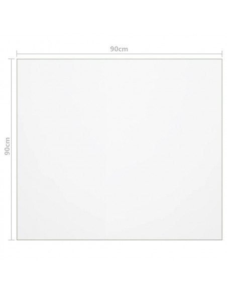 Protezione Tavolo Trasparente 90x90 cm 1,6 mm PVC