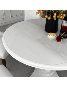 Protezione Tavolo Trasparente Ø 120 cm 2 mm in PVC