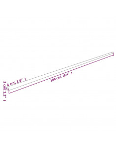 Protezioni Angoli 2pz Giallo e Nero 4x3x100 cm in PU