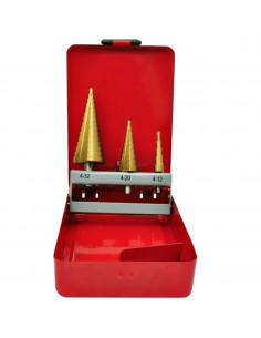 Punte per Trapano, punte Titanio HSS 3pz , accessori trapano