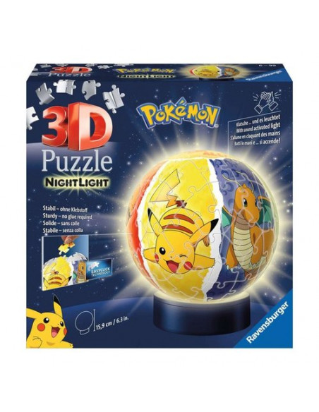 Puzzle Ravensburger 11547 3D Nightlamp Led Pokemon