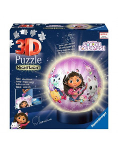 Puzzle Ravensburger 11575 3D Nightlamp Gabby's Dollhouse