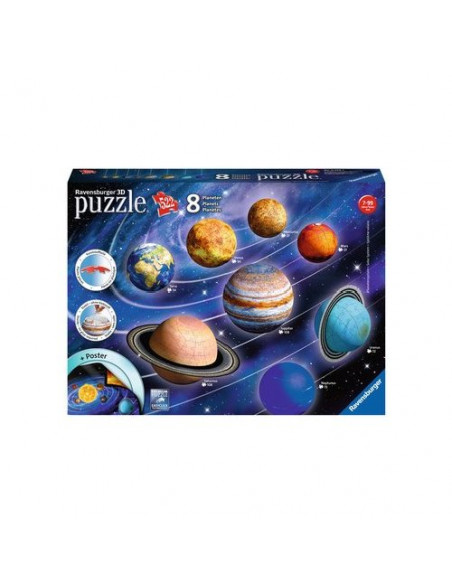 Puzzle Ravensburger 11668 3D Sistema Planetario