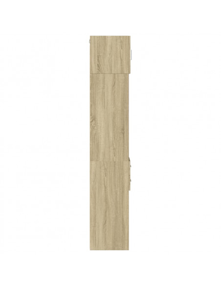 Mobile Sottile Rovere Sonoma 30x42,5x225 cm in Truciolato