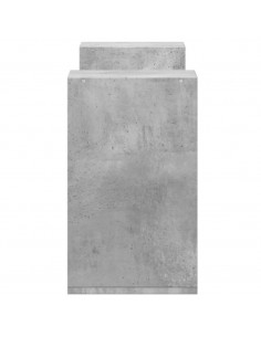 Mobili TV Muro 2pz Grigio Cemento 75x30x50 cm Legno Multistrato 2