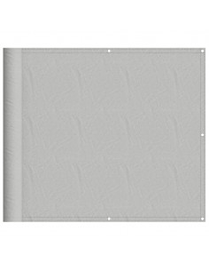 Paravento Balcone Grigio chiaro 90x600cm 100% Poliestere Oxford 2