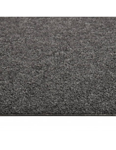 Quadrotte di Moquette 20 pz 5 m² 50x50 cm Antracite