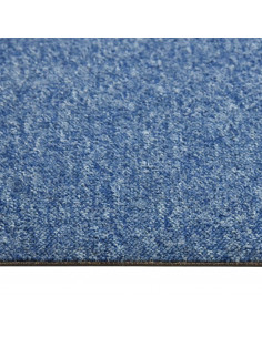 Quadrotte di Moquette 20 pz 5 m² 50x50 cm Blu