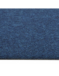 Quadrotte di Moquette 20 pz 5 m² 50x50 cm Blu Scuro