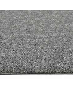 Quadrotte di Moquette 20 pz 5 m² 50x50 cm Grigie