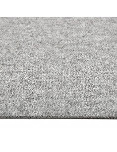 Quadrotte di Moquette 20 pz 5 m² 50x50 cm Grigio Chiaro