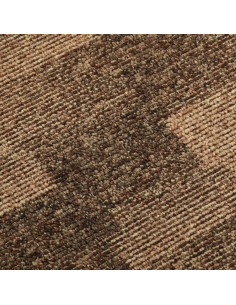 Quadrotte di Moquette 20 pz 5 m² Marroni