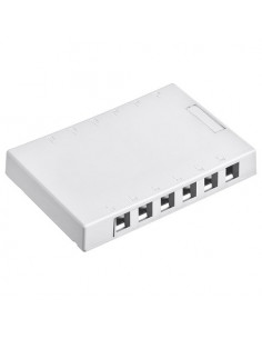QuickPort 12-Port Surface Mount Box WH