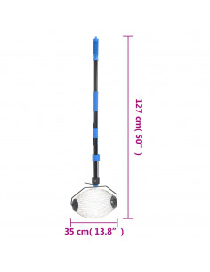 Raccoglitore di Noci Blu 127 cm in Acciaio