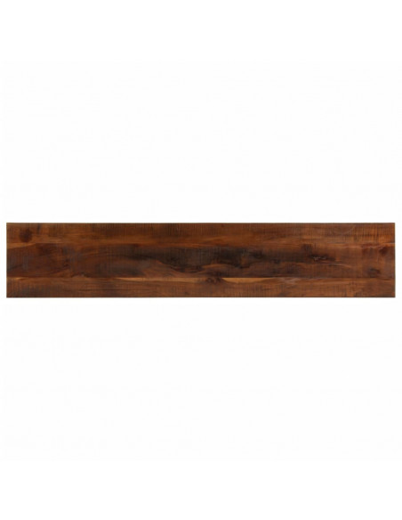 Piano Tavolo 180x20x2,5 cm Rettangolare in Massello di Recupero