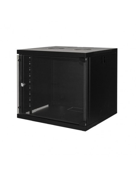 RACK LINK 19'' ARMADIO 9 UNITA' DA MURO(A)485x(L)540x(P)450mm ASSEMBLATO COLORE NERO - LK1909UN