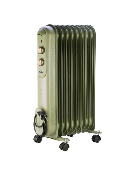 Radiatore Ardes AR09VINR CURVY 9 RetrÃ² Verde