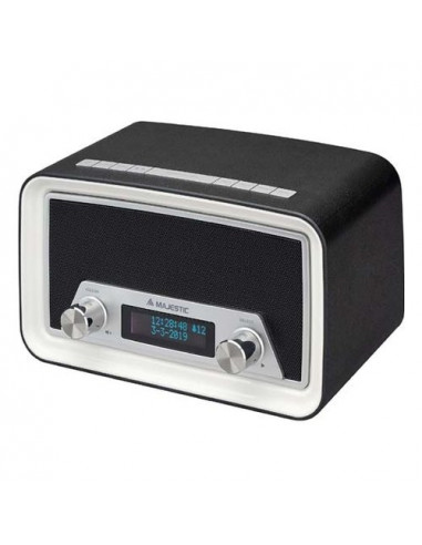 Radio Majestic 109842 VINTAGE Dab 842N Black e White