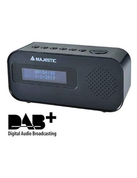 Radiosveglia Majestic 119115 Rs 115 Dab Nero