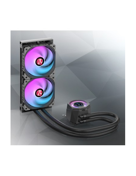 RAIJINTEK RAFF CPU LIQUIDO CYCLOPS 240 BLACK ARGB PWN LCD TFT 1.4 0R10B0023